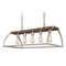 Westinghouse Chandelier 60W 5-Light Oak Lane Barnwood Beam Galvanized Steel Open Mtl Cg 6351700 - alternate 3